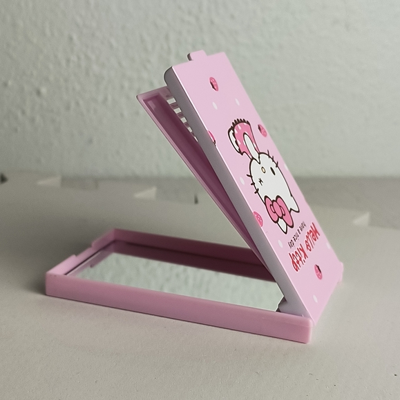 Novelty Rectangular Mirror & Comb Pink - Picture 7 of 11